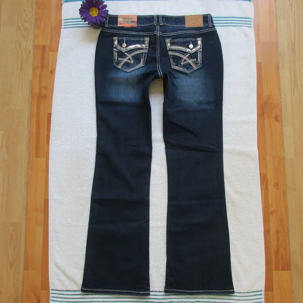 🌸SOLD🌸 New AMETHYST Jeans Size 13 Low Rise Boot Cut Denim - Picture 10 of 12